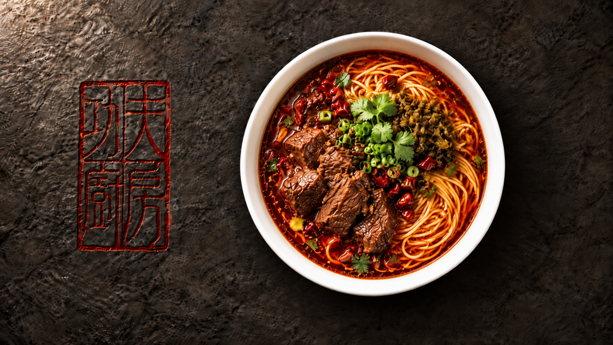 Mala Beef Noodle Soup 麻辣牛肉面