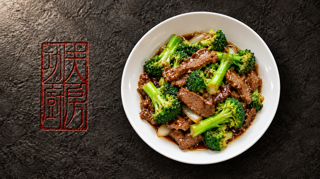 Beef with Broccoli 芥蓝牛.