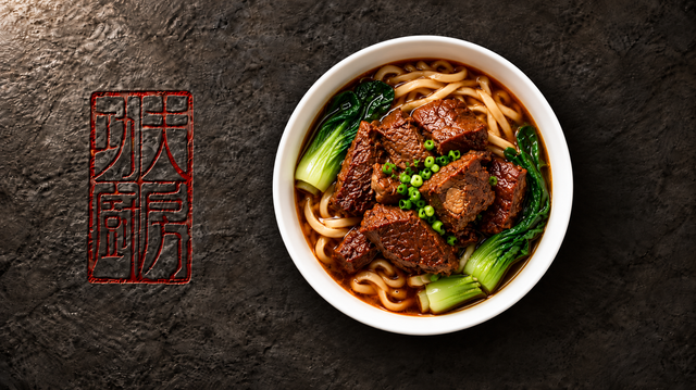 Braised Beef Noodle Soup 红烧牛肉汤面.